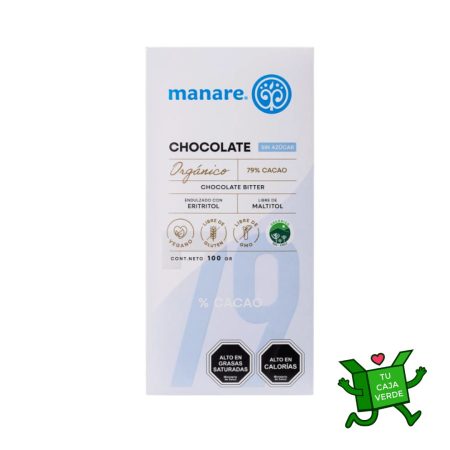 Chocolate 79% cacao orgánico 100g