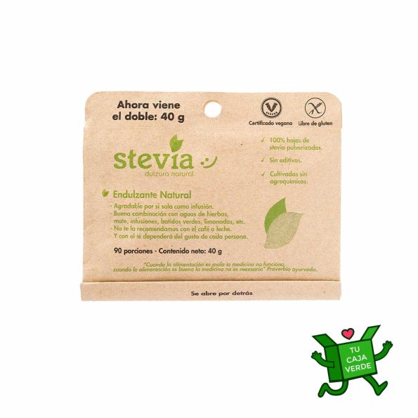 Stevia Hojas 40 G dulzura natural