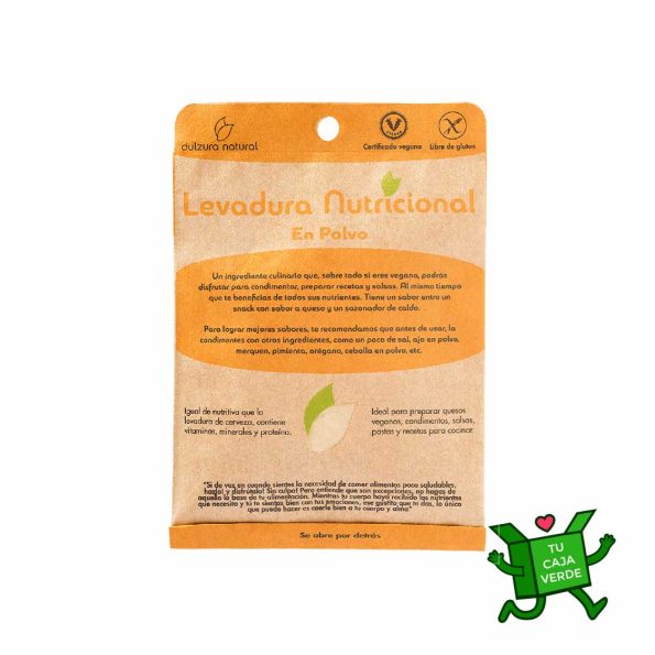 Venta de Levadura Nutricional en polvo 100 g dulzura natural